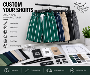 Shorts de Baño a Rayas Personalizados, Shorts de Playa de Secado Rápido, Shorts Casuales de Verano para Hombre, Fabricante Mayorista - Product Image 2