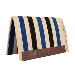 Manta para Silla de Montar 100% Lana de Nueva Zelanda 32X64 con Rayas, Marca Casa Zia Sandwich, para Deportes Ecuestres y Entrenamiento - Product Image 4