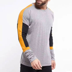 Camiseta de manga larga 100% algodón para hombre, precio mayorista OEM, corte holgado, venta directa de fábrica, camiseta de manga larga para hombre - Product Image 6