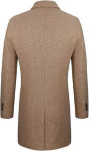 Manteau d'hiver personnalisé de haute qualité pour hommes, manteau long, vente d'usine pour les achats en ligne - Product Image 5