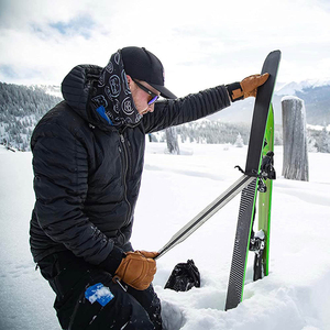 Gants de ski thermiques en stock, prêts à être expédiés, livraison rapide, gants de neige professionnels, coupe et couture personnalisées, directement de l'usine. - Product Image 3