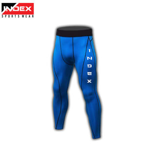 Leggings de yoga taille haute pleine longueur Index Sportswear, imprimé loup rouge par sublimation, extensibles dans les quatre sens - Product Image 6