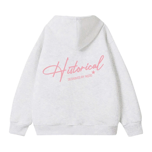 เสื้อฮู้ดดี้ทรงบ็อกซี่ผ้าฝ้ายพิมพ์ลายดิจิตอลสำหรับผู้ชาย OEM & ODM รับผลิตตามแบบ พร้อมซิปปักลายและพิมพ์ลาย สตรีทแวร์ ผลิตในเวียดนาม - Product Image 3