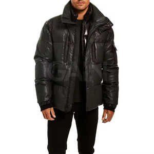 Chaqueta de Invierno Casual de Alta Calidad con Servicio OEM para Hombre, con Capucha, Transpirable y Ecológica, con Logotipo Frontal Acolchado - Product Image 3