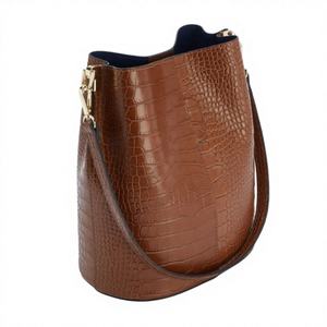 Bolso de Hombro Casual de Lujo, Ligero, de Cuero Genuino, con Cierre, Gran Capacidad, Impermeable, para Mujer, Accesorios de Moda, Bolsos - Product Image 1