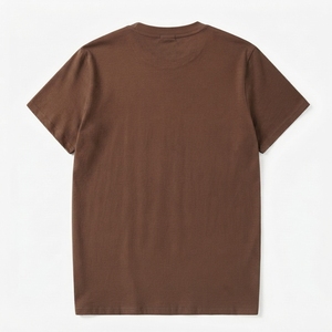 Camiseta de Algodón Premium para Hombre, Cuello Redondo, Lisa, Suave, Transpirable, Casual, Manga Corta, Logotipo Personalizado, Ropa OEM - Product Image 4