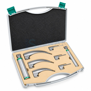 Laringoscopio LED Veterinario, Instrumento Metálico para el Manejo de las Vías Respiratorias, Batería Integrada, Herramienta de Rescate de Emergencia - Product Image 1