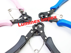 Pinzas de punta fina antiestáticas de plástico de alta calidad para electrónica, con mangos azules, seguras para ESD, OEM, para bricolaje y joyería. - Product Image 6