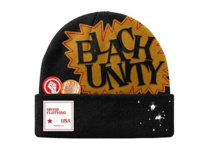 Unisex Acrylic Beanie Street Style Hand <b>Knitted</b> Embroidery Letter <b>Pattern</b> Custom Size Casual Winter Hat Unisex Hip Hop Skull - Product Image 6