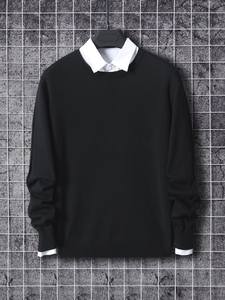 <b>Mens</b> Solid Winter Casual Hoodie Sweatshirt Lightweight Breathable <b>Pullover</b> <b>for</b> Sports Travel Street Style and Daily Wear - Product Image 2