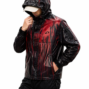 Thermochromic Streetwear Top Heat Reactive Water Reactive <b>Lightweight</b> Windbreaker Waterproof <b>Running</b> Men's <b>Jackets</b> OEM Supplier - Product Image 6