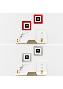 Marco de Flores de Orquídea Natural Chapado en Oro Rosa de 18K de Primera Calidad, Decoración Moderna para el Hogar, Multifuncional, para Montar en la Pared, Decoración para Eventos de Bautismo - Product Image 2