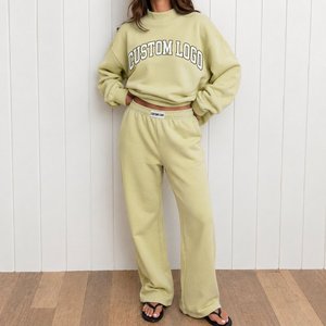 เสื้อสเวตเตอร์ถักไหมพรมโอเวอร์ไซส์สำหรับผู้หญิง คอเต่า คอกลม สไตล์ลำลองทันสมัยสำหรับคนเมือง - Product Image 6