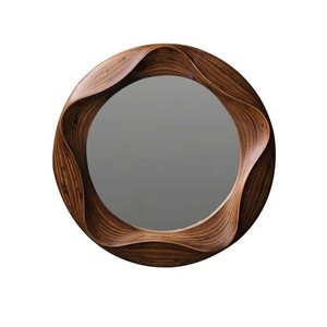 Birch Wood Wall <b>Mirror</b> Scandinavian Style Decorative - Product Image 3
