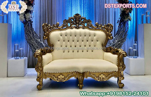 Conjunto de sofás de diseño Paisley para boda, asiento y sillas de escenario de Walima musulmán exclusivo - Product Image 5