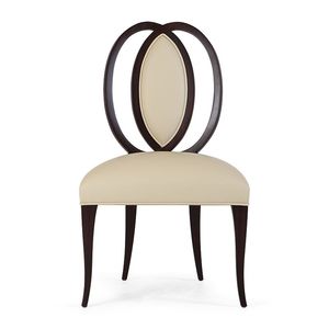 Modern Upholstered <b>Dining</b> <b>Chair</b> With Wood Legs And Seat Contemporary Design Style For Restaurants and Bars - Product Image 2