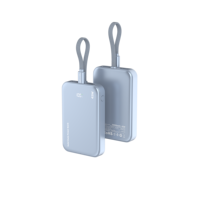 Cargador Portátil de Alta Capacidad de 10000 mAh con Cable Integrado Tipo-C de Carga Rápida para Laptop, 45W, Certificado CCC