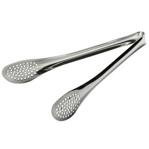 Heavy Duty Stainless Steel Kitchen Tongs 12" Food Grade Locking <b>BBQ</b> Grill Tongs Non-Slip Silicone Grip Cooking Serving Utensil - Product Image 5