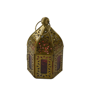 Farol Colgante Eléctrico, Faroles Metálicos Marroquíes de Estilo Antiguo, Decoración de Lujo para Sala de Estar y Exteriores, Portavelas - Product Image 5