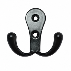 <b>Black</b> iron wall mounted storage <b>hook</b> - Product Image 1