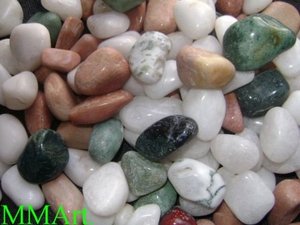 Galets lisses en agate naturelle de haute qualité pour l'aménagement extérieur, les allées de jardin, la décoration des aquariums et des parcs - Product Image 4