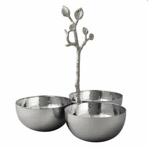 Tazón de Chocolate de Lujo con Base Dorada, Plato Decorativo de Metal para Dulces, Tazón Festoneado para Servir Postres, Centro de Mesa - Product Image 6
