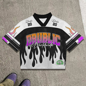 Vente en gros d'usine, prix de gros personnalisé, maillot de football pour hommes, polyester de haute qualité, respirant, séchage rapide, manches courtes, entièrement personnalisable - Product Image 2