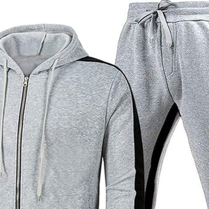 Traje Deportivo de Invierno para Hombre de Alta Calidad, 100% Algodón, Diseño Sólido en la Parte Delantera, Hecho a Medida - Product Image 3