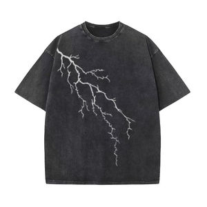 เสื้อยืดโอเวอร์ไซส์ลายพิมพ์กรดแบบสกรีนสั่งทำพิเศษปี 2026 ดีไซน์ทันสมัย ผ้าและงานพิมพ์ออกแบบเอง - Product Image 2