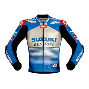 <b>Racing</b> <b>Jacket</b> Zuzuki Custom Kangaroo Leather MotoCP CE Approved Armored Men's Professional <b>Jacket</b>/Chaqueta - Product Image 1