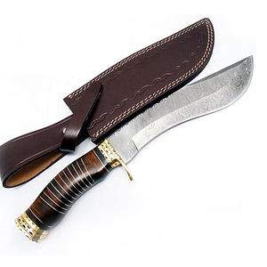 Cuchillo de Caza de Acero de Damasco de Lujo, Diseño Artístico de Acero en Capas, para Coleccionistas, Campismo al Aire Libre, Alta Calidad, OEM Personalizable - Product Image 6