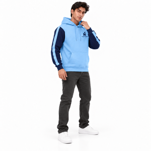 Sudadera con Capucha para Hombre MANGOES FASHION, Otoño, 100% Algodón, Logotipo Frontal, 400gsm, Ecológica, Bordado 3D, Felpa Lisa, Sin Forro - Product Image 4