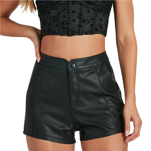 Shorts de Cuero para Mujer, Resistentes y Ligeros, Cómodos, Transpirables, para Uso Casual - Product Image 1