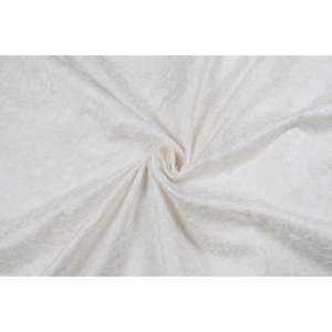 ผ้าชานเดรีปักลายดอกไม้สีขาวงาช้าง ขนาดกว้าง 44 นิ้ว ขายเป็นหลา - Product Image 4