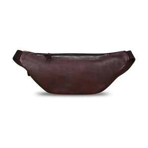 Sacs banane tendance en cuir véritable personnalisés avec fermetures éclair métalliques, bouton magnétique et boucle durable – Fabricants de sacs banane unisexes - Product Image 3