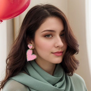 เครื่องประดับแฟชั่นทำมือประดับลูกปัดรูปหัวใจวาเลนไทน์ ดีไซน์คลาสสิกปี 2025 ตัวอักษรประดับลูกปัด น้ำหนักเบา ทำจากผ้าฝ้าย ของขวัญจาก MULTI CRAFT - Product Image 2