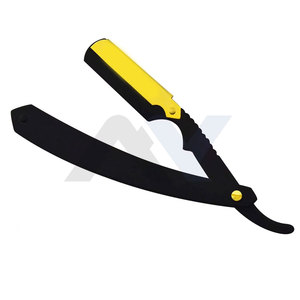 Navaja de Afeitar Profesional Premium de Hoja Recta para Barbería, Calidad de Salón, Afeitado Preciso para el Cuidado de la Garganta, Desechable - Product Image 1