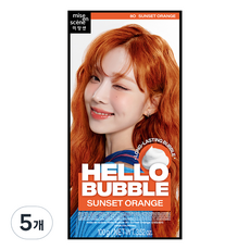Tinte para el Cabello Hello Bubble, Color Naranja Atardecer, 5 Unidades, Semipermanente, Descuento en Tinte para el Cabello Mise-en-scène - Product Image 1