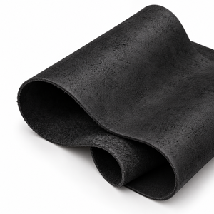 Genuine <b>Black</b> Leather <b>Sheets</b> for Crafts 1.2-1.4mm Thick Full Grain Cowhide Tooling Material Bags Shoes Decor Jackets Belt Sofa - Product Image 1