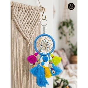 Compre Directamente del Proveedor: Llavero de Estilo Étnico con Borla y Diseño Floral Colorido para Bolsos o Accesorios de Llaves - Product Image 1