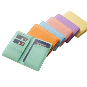 Estuche para Pasaporte Personalizado, Duradero, Ligero y Moderno, con Porta Tarjetas y Dinero en Efectivo, de Cuero PU Impreso, para Regalos Empresariales - Product Image 1