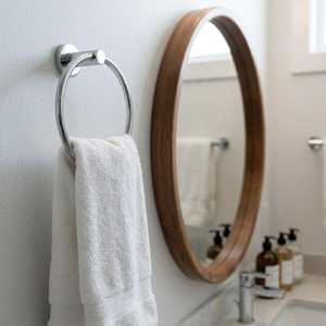 Vintage Style Wooden Frame <b>Mirror</b> for Wall Decoration - Product Image 1