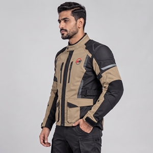 Veste de moto en Cordura de qualité supérieure, tissu durable, construction respirante, coupe confortable, design protecteur pour la course à moto - Product Image 5