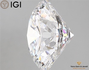 Joya de Alta Gama para Hombre con Certificado IGI, Diamante Cultivado en Laboratorio CVD de 5.00 Quilates, Corte Brillante Redondo, Color D, Claridad VS1, 10.92 mm - Product Image 3