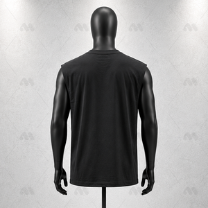 Camiseta sin mangas para hombre con estampado de animales, diseño de tigre, tejido de algodón, corte regular, estilo casual de verano para la calle. - Product Image 4