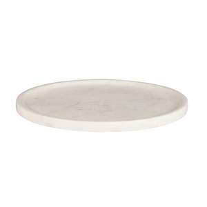 Plateau de service rond élégant en marbre, design classique de luxe en pierre naturelle avec finition plaquée moderne, décoratif pour les fêtes à prix abordable - Product Image 4