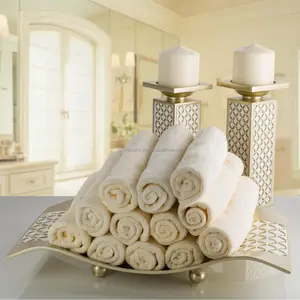 Porte-bougie en fer doré moderne de luxe, centre de table décoratif pour mariage, banquet, hôtel, restaurant, intérieur de maison, vente en gros - Product Image 2