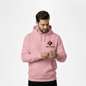 Sweat à capuche classique avec logo, décontracté, pour l'hiver, en coton lavé, à manches longues, pour homme, motif lettres, 100 % coton, style vintage - Product Image 1