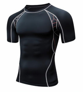 2026 Rashguard respirant à séchage rapide pour homme, imprimé sur mesure, manches courtes, Spandex/Nylon 220g, haute qualité, fournisseur du Pakistan - Product Image 5