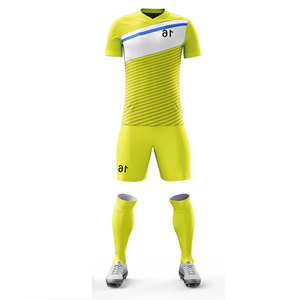 Nuevo Diseño de Uniformes Deportivos de Baloncesto y Fútbol con Forro y Patrón Sublimado, Conjuntos de Uniformes Deportivos de Fútbol en Venta al Por Mayor - Product Image 3